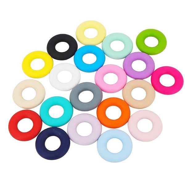 crystal chenkai 50pcs loose silicone round donut ring beads bpa food grade diy baby pacifier dummy teething jewelry toy accessories
crystal chenkai 50pcs loose silicone round donut ring beads bpa food grade diy baby pacifier dummy teething jewelry toy accessories