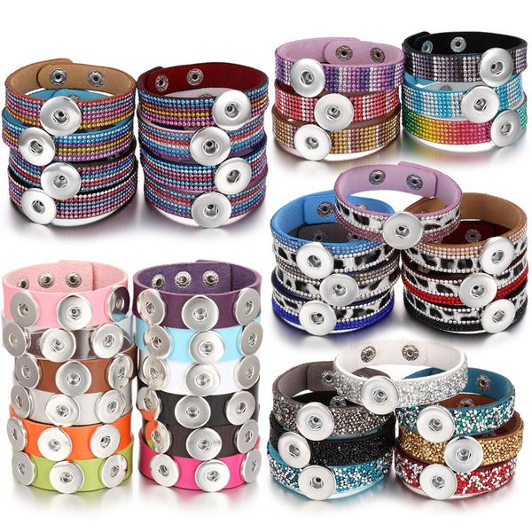 bangle 12pcs/lot leather snap bracelet for men women mixed color crystal leopard three buttons 18mm snap button bracelet snaps jewelry, Black
bangle 12pcs/lot leather snap bracelet for men women mixed color crystal leopard three buttons 18mm snap button bracelet snaps jewelry, Black