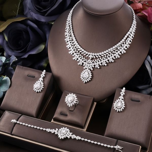 wedding jewelry sets janekelly 4pcs bridal zirconia full for women party luxury dubai nigeria cz crystal necklace lp230519, Slivery;golden
wedding jewelry sets janekelly 4pcs bridal zirconia full for women party luxury dubai nigeria cz crystal necklace lp230519, Slivery;golden