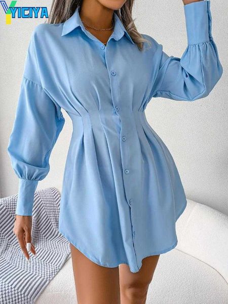 yiciya casual dresses lantern sleeve irregular shirt dress for women turn down collar single breasted high waist all-matched female mini, Black;gray
yiciya casual dresses lantern sleeve irregular shirt dress for women turn down collar single breasted high waist all-matched female mini, Black;gray