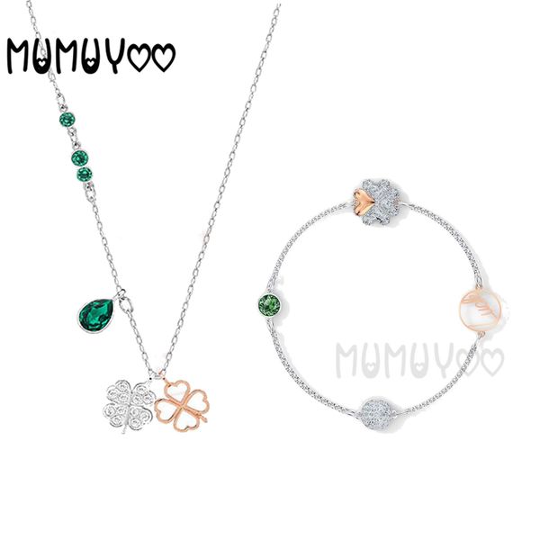 necklaces 2020 swa1 1 fashion jewelry elegant charm green crystal clover pendant necklace girl's day romantic gift, Silver
necklaces 2020 swa1 1 fashion jewelry elegant charm green crystal clover pendant necklace girl's day romantic gift, Silver