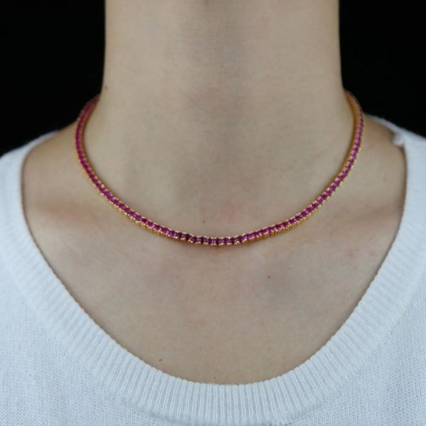 necklaces long 3mm red cubic zircon cz hip hop tennis chain necklace wholesale rapper jewelry street party punk jewelry necklace for women, Silver
necklaces long 3mm red cubic zircon cz hip hop tennis chain necklace wholesale rapper jewelry street party punk jewelry necklace for women, Silver