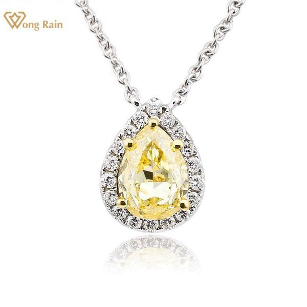 necklaces wong rain 100% 925 sterling silver pear created moissanite gemstone wedding engagement pendent necklace fine jewelry wholesale
necklaces wong rain 100% 925 sterling silver pear created moissanite gemstone wedding engagement pendent necklace fine jewelry wholesale