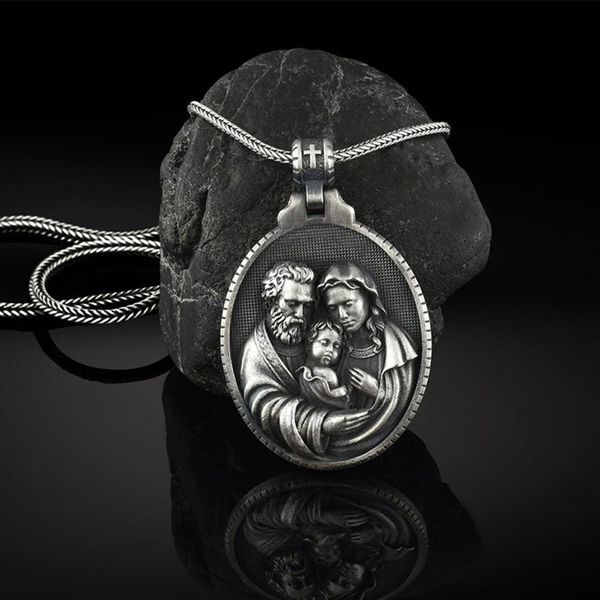 necklaces baby jesus heavenly father mother holy family pendant catholic necklace christian accessories vintage necklace, Silver
necklaces baby jesus heavenly father mother holy family pendant catholic necklace christian accessories vintage necklace, Silver