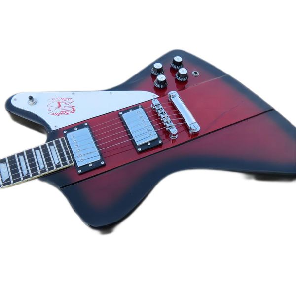 new antique do not reverse fire thunderbird silver electric guitar eagle pickguard, humbukcer pickup, chrome hardware2569
new antique do not reverse fire thunderbird silver electric guitar eagle pickguard, humbukcer pickup, chrome hardware2569