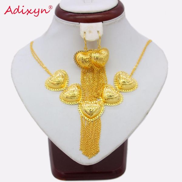 necklace adixyn african heart bride jewelry sets gold color necklace/earring/pendant ethiopian/middle easter/india/kenya jewelry n03121, Silver
necklace adixyn african heart bride jewelry sets gold color necklace/earring/pendant ethiopian/middle easter/india/kenya jewelry n03121, Silver