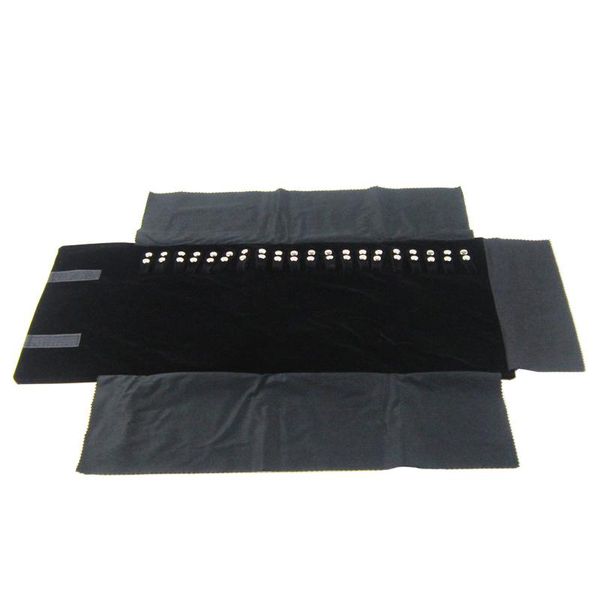 boxes 20 buckles necklace storage bag jewelry nylon roll organizer bag velvet bracelet carrying display holder jewelry business pouch, Black;white
boxes 20 buckles necklace storage bag jewelry nylon roll organizer bag velvet bracelet carrying display holder jewelry business pouch, Black;white