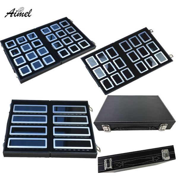 boxes metal diamond storage box with black pu travel case gemstone beads coin organizer box medal gem organizer showcase joyero, Black;white
boxes metal diamond storage box with black pu travel case gemstone beads coin organizer box medal gem organizer showcase joyero, Black;white