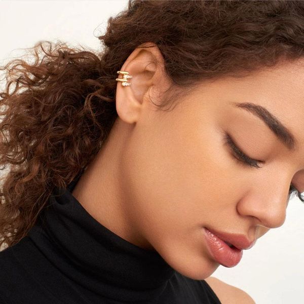 back ins european and american personality niche premium mini ear clip without pierced female temperament ear bone clip retro simple, Silver
back ins european and american personality niche premium mini ear clip without pierced female temperament ear bone clip retro simple, Silver