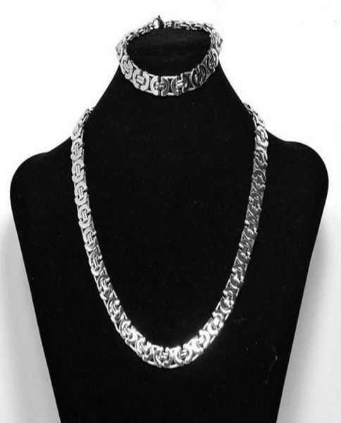 whole jewelry set mens 8mm byzantine flattening silver necklaceampbracelet set dubai style gift ship 7121352
whole jewelry set mens 8mm byzantine flattening silver necklaceampbracelet set dubai style gift ship 7121352