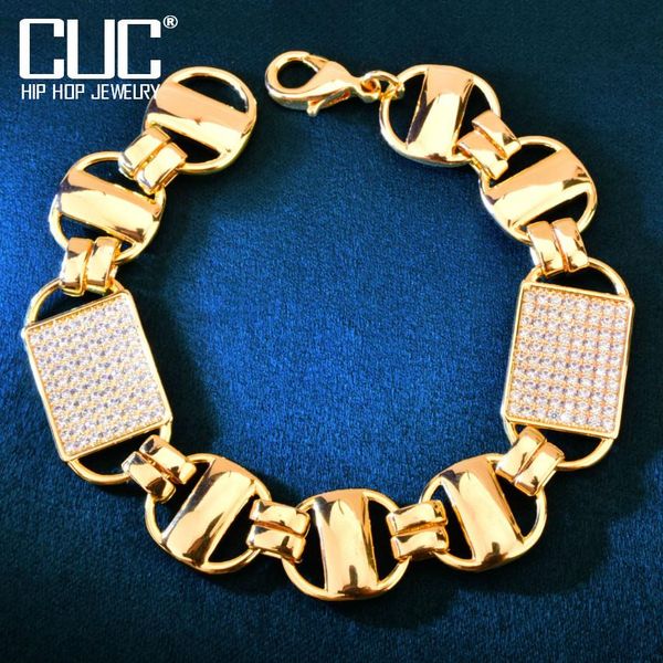 bangle cuc 14mm square clustered cuban chain bracelet for men women hiphop link gold color iced out zirconia fashion rock jewelry gift, Black
bangle cuc 14mm square clustered cuban chain bracelet for men women hiphop link gold color iced out zirconia fashion rock jewelry gift, Black
