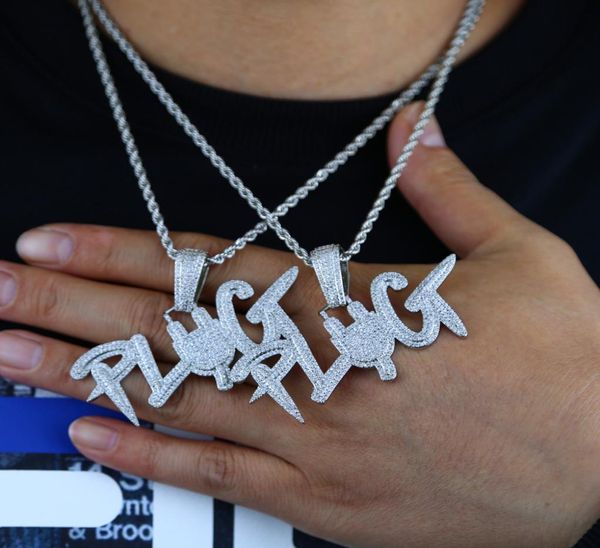 iced out two color plug letter pendant paved cubic zircon hip hop necklace chain men039s boy rock jewelry wholesal5015690, Black
iced out two color plug letter pendant paved cubic zircon hip hop necklace chain men039s boy rock jewelry wholesal5015690, Black