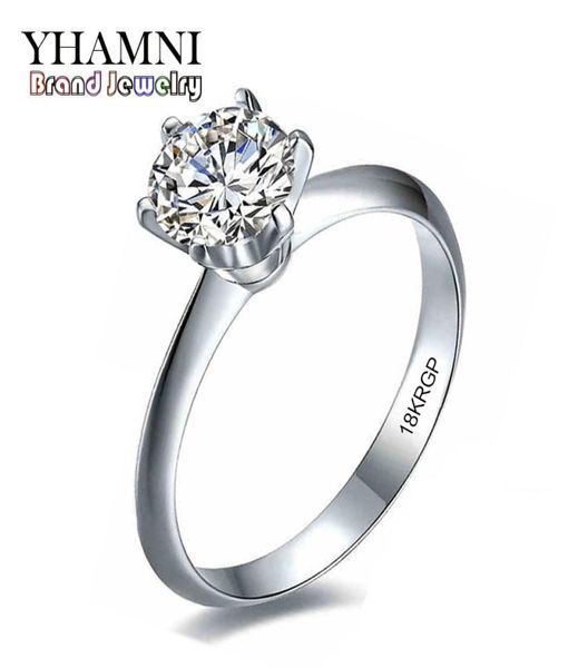 yhamni fine jewelry have 18krgp stamp original gold rings set sona 6mm 1 carat cz zircon diamond wedding rings for women rs0189805240, Slivery;golden
yhamni fine jewelry have 18krgp stamp original gold rings set sona 6mm 1 carat cz zircon diamond wedding rings for women rs0189805240, Slivery;golden