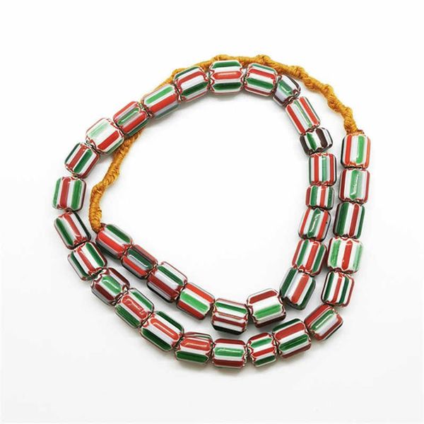 necklaces nepal hand lampwork barrel beads safron striped beads archaistic trade beads tsb0186, Silver
necklaces nepal hand lampwork barrel beads safron striped beads archaistic trade beads tsb0186, Silver