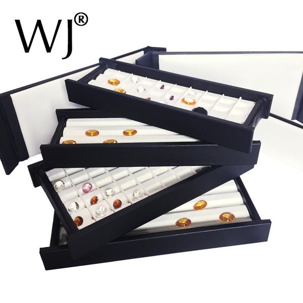 boxes super pu leather gem stone loose diamond display storage case box with magnetic lid gemstone jewelry beads holder organizer tray, Black;white
boxes super pu leather gem stone loose diamond display storage case box with magnetic lid gemstone jewelry beads holder organizer tray, Black;white
