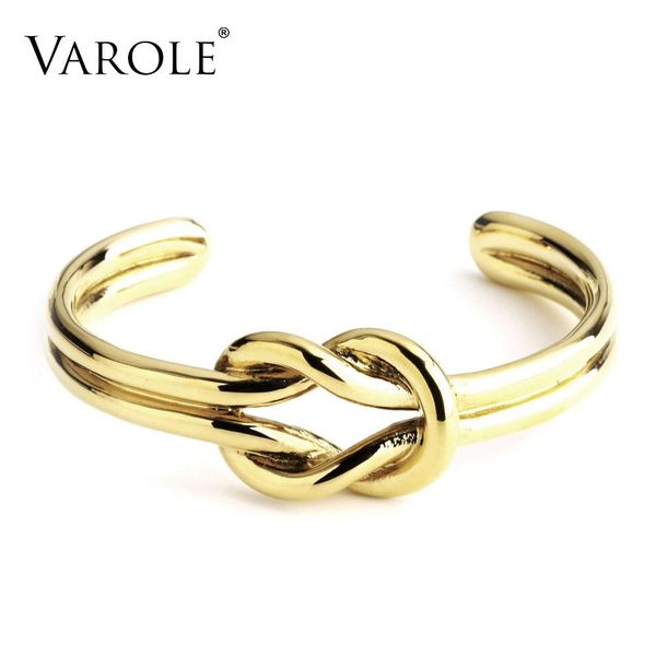 bangle varole simple knotted summer bangles cuff bracelet for women jewelry rose/gold color 100% copper metal bangle pulseiras mujer, Black
bangle varole simple knotted summer bangles cuff bracelet for women jewelry rose/gold color 100% copper metal bangle pulseiras mujer, Black