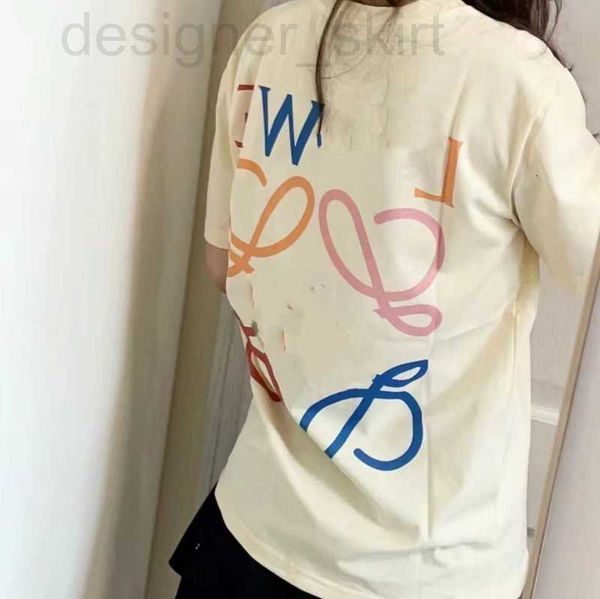 women's t-shirt designer the version of 23ss summer new milk apricot colorful spray printing short sleeve t-shirt hair 5ceu, White
women's t-shirt designer the version of 23ss summer new milk apricot colorful spray printing short sleeve t-shirt hair 5ceu, White