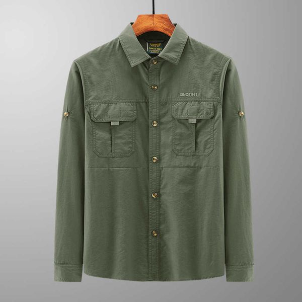 spring and autumn men's quick drying cardigan long sleeved shirts military outdoor sports coat trend{category}, White;black
spring and autumn men's quick drying cardigan long sleeved shirts military outdoor sports coat trend{category}, White;black