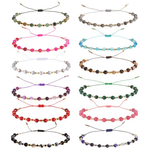 colorful 5mm natural stone rice beads hand string yoga braided chip beaded strand bracelet yoga jewelry, Golden;silver
colorful 5mm natural stone rice beads hand string yoga braided chip beaded strand bracelet yoga jewelry, Golden;silver