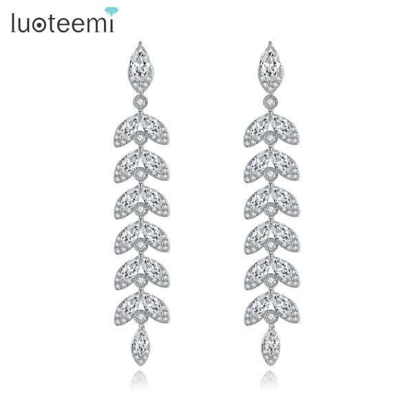 knot luoteemi luxury marquise cluster flower shape cubic zirconia long dangle drop earrings for brides wedding jewelry wholesale item, Silver
knot luoteemi luxury marquise cluster flower shape cubic zirconia long dangle drop earrings for brides wedding jewelry wholesale item, Silver