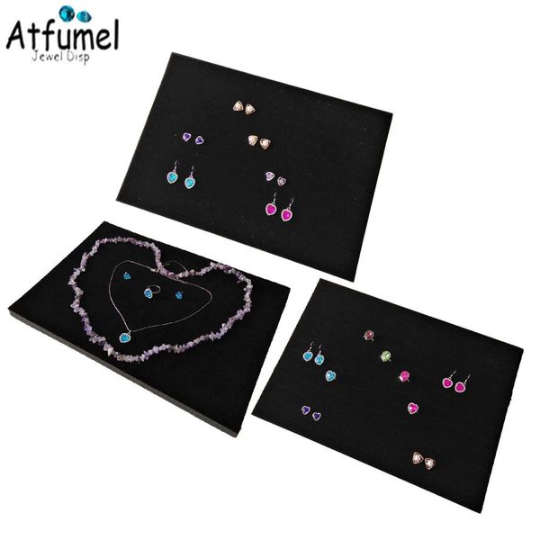 boxes 5pcs/lot black velvet necklace jewelry organizer display showcase soft watch bangle earring ring storage foamtray earring holder, Black;white
boxes 5pcs/lot black velvet necklace jewelry organizer display showcase soft watch bangle earring ring storage foamtray earring holder, Black;white