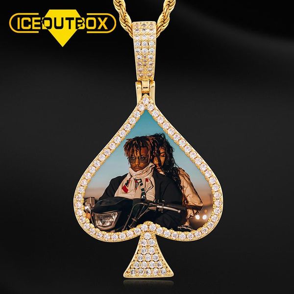 necklaces new arrival custom picture memory medallions solid pendant necklace spades shape hip hop jewelry personalized cubic zircon chain, Silver
necklaces new arrival custom picture memory medallions solid pendant necklace spades shape hip hop jewelry personalized cubic zircon chain, Silver