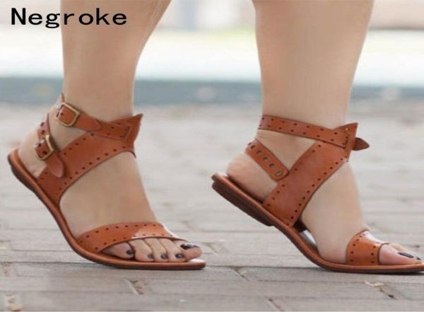 women sandals flat gladiator leather sandals summer shoes woman rome style double buckle casual beach sandles plus size 43 y2004058097406, Black
women sandals flat gladiator leather sandals summer shoes woman rome style double buckle casual beach sandles plus size 43 y2004058097406, Black