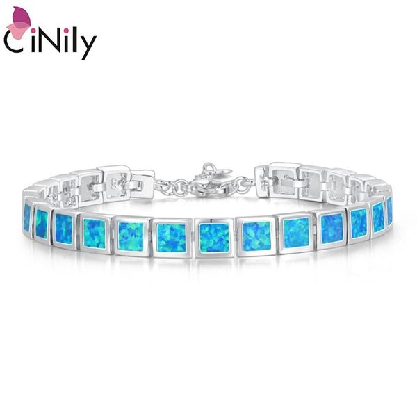 bangle cinily blue white fire opal stone wide chain link bracelets bangles silver plated metal square luxury jewelry woman girl, Black
bangle cinily blue white fire opal stone wide chain link bracelets bangles silver plated metal square luxury jewelry woman girl, Black