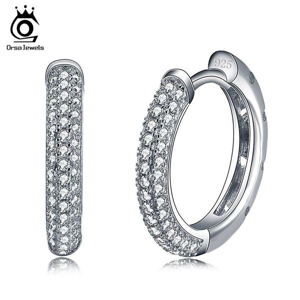 huggie orsa jewels real 925 sterling silver hoop earrings for women aaa cubic zircon 18mm round silver goldcolor earring jewelry ose19, Golden;silver
huggie orsa jewels real 925 sterling silver hoop earrings for women aaa cubic zircon 18mm round silver goldcolor earring jewelry ose19, Golden;silver