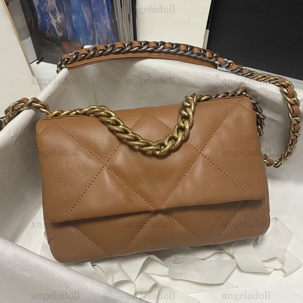 10a mirror quality luxury designers caramel 19 flap bags small 26cm real leather lambskin quilted flap purse womens black shoulder gold stra
10a mirror quality luxury designers caramel 19 flap bags small 26cm real leather lambskin quilted flap purse womens black shoulder gold stra