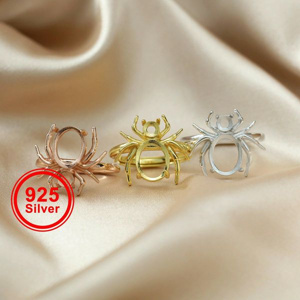 polish 4mm round 8x10mm oval prong ring settings antiqued style solid 925 sterling silver rose gold plated diy adjustable ring 1224072, Blue
polish 4mm round 8x10mm oval prong ring settings antiqued style solid 925 sterling silver rose gold plated diy adjustable ring 1224072, Blue