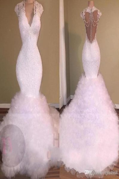 elegant white v neck lace mermaid long prom dresses 2019 new tulle ruffles sheer beaded back sweep train formal party evening gown6780166, Black
elegant white v neck lace mermaid long prom dresses 2019 new tulle ruffles sheer beaded back sweep train formal party evening gown6780166, Black