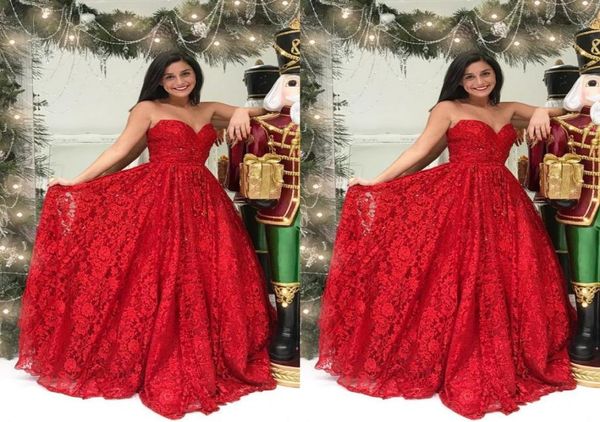 red lace beaded elegant formal evening dresses 2021 strapless open back ruched red carpet dress prom dresses long formal gow9865340, Black;red
red lace beaded elegant formal evening dresses 2021 strapless open back ruched red carpet dress prom dresses long formal gow9865340, Black;red