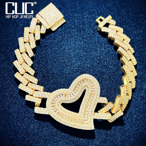 bangle cuc new women heart bracelet iced out zircon miami cuban chain charm fashion jewelry love gift, Black
bangle cuc new women heart bracelet iced out zircon miami cuban chain charm fashion jewelry love gift, Black