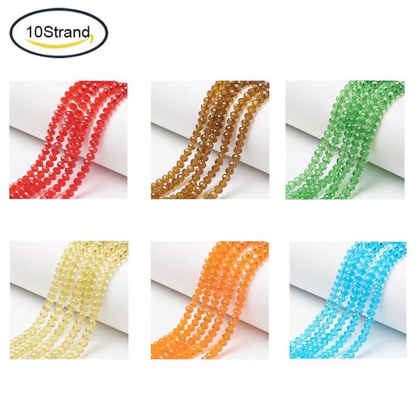 polish 10strand glass beads strands faceted rondelle red 8x6mm hole 1mm about 72pcs/strand 16.14 inch(41cm), Blue
polish 10strand glass beads strands faceted rondelle red 8x6mm hole 1mm about 72pcs/strand 16.14 inch(41cm), Blue
