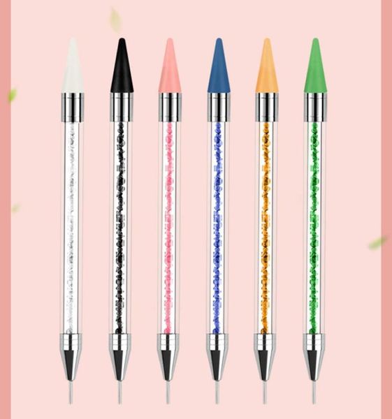 na026 dualended nail dotting pen crystal beads handle rhinestone studs picker wax pen nail rhinestone beads picker acrylic8786479, Silver
na026 dualended nail dotting pen crystal beads handle rhinestone studs picker wax pen nail rhinestone beads picker acrylic8786479, Silver