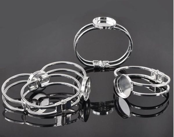 bangle sterling silver 25mmround bangle bracelet blank base tray bezel cabochon setting, Black
bangle sterling silver 25mmround bangle bracelet blank base tray bezel cabochon setting, Black