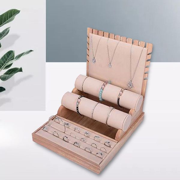 boxes jewelry display props flannel display stand case for shelves dresser bedroom, Black;white
boxes jewelry display props flannel display stand case for shelves dresser bedroom, Black;white