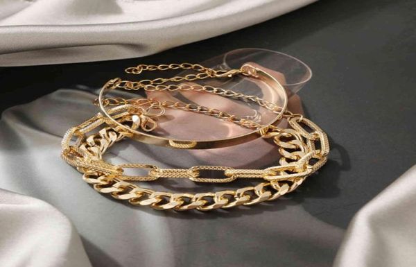 multilayer link chain bracelet for women statement chunky s bangle gold color set jewelry1574376, Black
multilayer link chain bracelet for women statement chunky s bangle gold color set jewelry1574376, Black