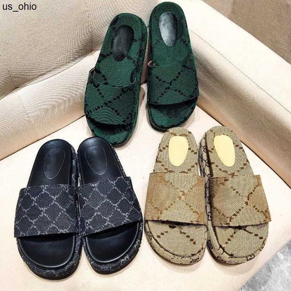 slippers designer slipper mens womens embroidered canvas slides slip on slippers girls covered platform sandals bigger size 3546 j230520, Black
slippers designer slipper mens womens embroidered canvas slides slip on slippers girls covered platform sandals bigger size 3546 j230520, Black