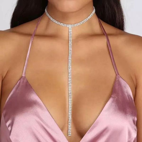 erotic shiny bikini bra chain rhinestone underwear body chain rhinestone stage nightclub performance clothes 1180, Silver
erotic shiny bikini bra chain rhinestone underwear body chain rhinestone stage nightclub performance clothes 1180, Silver