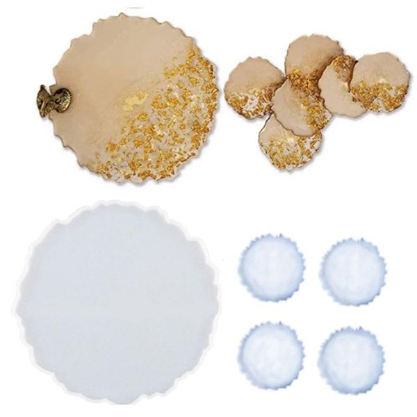 other 5pcs diy large silicone round coaster resin casting molds kit resin irregular coaster mould home decoration craft making tool
other 5pcs diy large silicone round coaster resin casting molds kit resin irregular coaster mould home decoration craft making tool