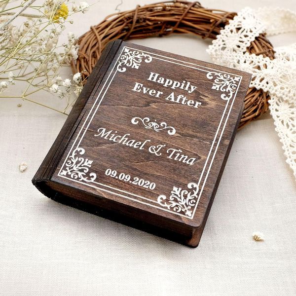 boxes personalized wedding book ring box proposal ring box jewelry holder wedding ring bearer box engagement box valentines gift, Black;white
boxes personalized wedding book ring box proposal ring box jewelry holder wedding ring bearer box engagement box valentines gift, Black;white