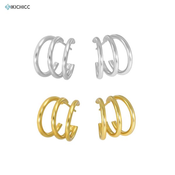 huggie kikichicc 925 sterling silver gold 11.5mm three circle hoops piercing luxury clips 2021 women wedding luxury jewelry round, Golden;silver
huggie kikichicc 925 sterling silver gold 11.5mm three circle hoops piercing luxury clips 2021 women wedding luxury jewelry round, Golden;silver