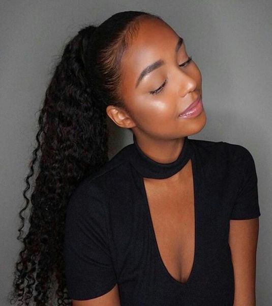 100 natural brazilian remy human hair ponytail horsetail clips inon human hair extension loose curly hair 140g3761856, Black
100 natural brazilian remy human hair ponytail horsetail clips inon human hair extension loose curly hair 140g3761856, Black