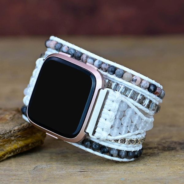 bangle unique wax rope fitbit watch band boho natural stone white handmade knit fitbit watch strap jewelry wholesale, Black
bangle unique wax rope fitbit watch band boho natural stone white handmade knit fitbit watch strap jewelry wholesale, Black