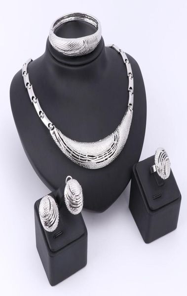 2016 nigerian charm dubai trendy gold plated crystal necklace earrings ring bracelet bridal jewelry sets for women wedding party3499708, Slivery;golden
2016 nigerian charm dubai trendy gold plated crystal necklace earrings ring bracelet bridal jewelry sets for women wedding party3499708, Slivery;golden