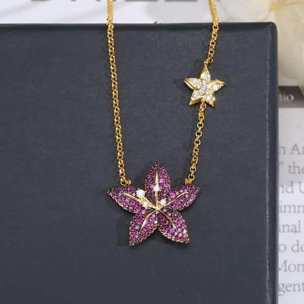 necklaces tropical forest flower necklace lady holiday purple zirconia adjustable chain brinco birthday gift whosale jewelry zk30, Silver
necklaces tropical forest flower necklace lady holiday purple zirconia adjustable chain brinco birthday gift whosale jewelry zk30, Silver