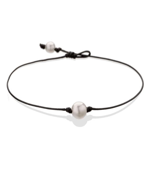 pearl single cultured freshwater pearls necklace choker for women genuine leather jewelry handmade black 14 inches2818090, Silver
pearl single cultured freshwater pearls necklace choker for women genuine leather jewelry handmade black 14 inches2818090, Silver