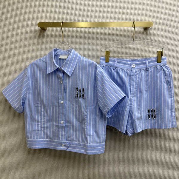 23ss women set shirt set womens designer clothing lapel rhinestone monogram dotted striped short sleeve shirt shorts set women clothes a1, White
23ss women set shirt set womens designer clothing lapel rhinestone monogram dotted striped short sleeve shirt shorts set women clothes a1, White
